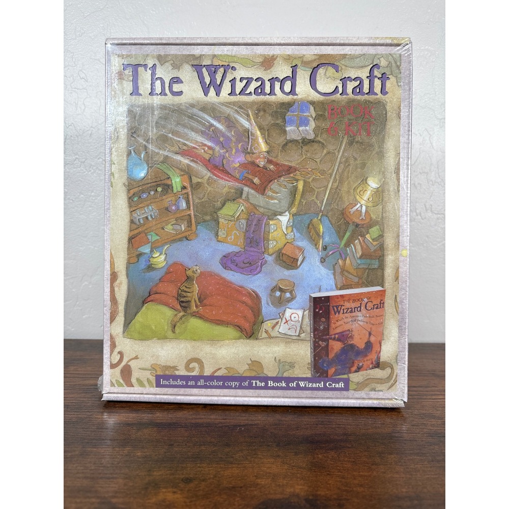 The Wizard Craft Book & Kit Lark Books Magic DIY‎ Activity Set Sealed New 2001